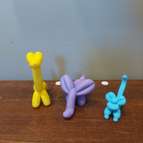 3D Printed Balloon Animals - Picture 1 of 7